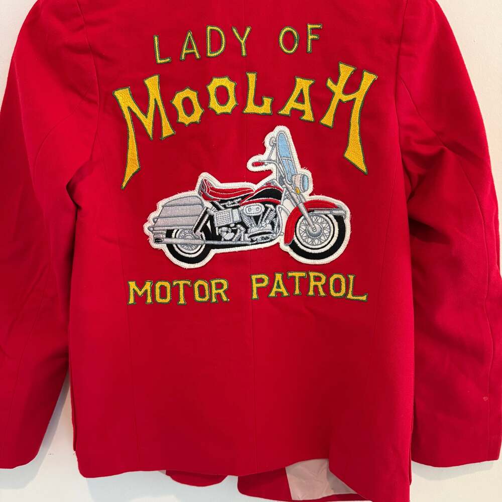 Women's Red Embroidered blazer Shriners Size small - Picture 4 of 5